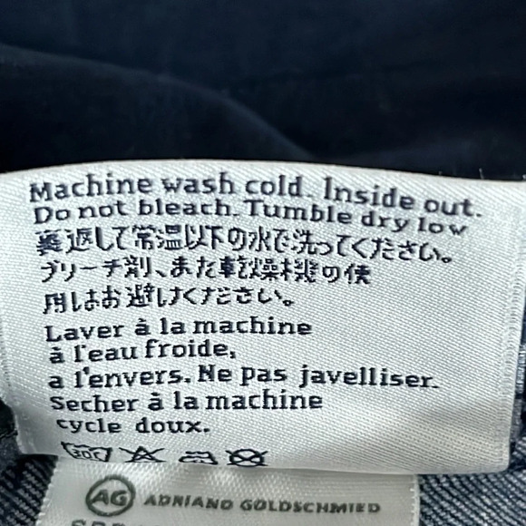 AG Adriano Goldschmied Secret Fit Belly Skinny Maternity Jeans - Size 27R - Picture 7 of 9